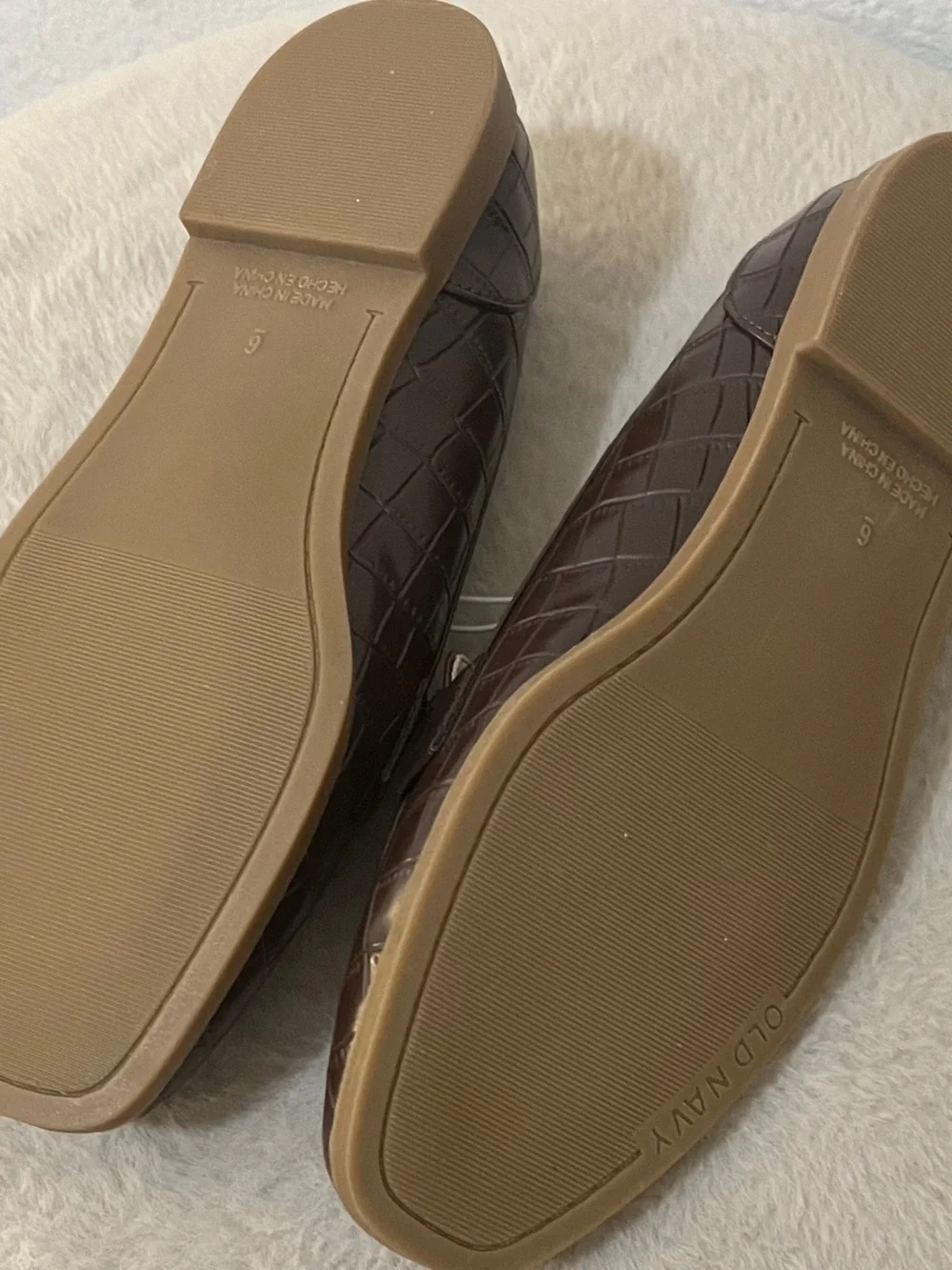 Old Navy Brown Croc-Embossed Slip-On Loafer